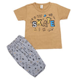 Boys Short Suit - Brown, Kids, Boys Sets And Suits, Chase Value, Chase Value