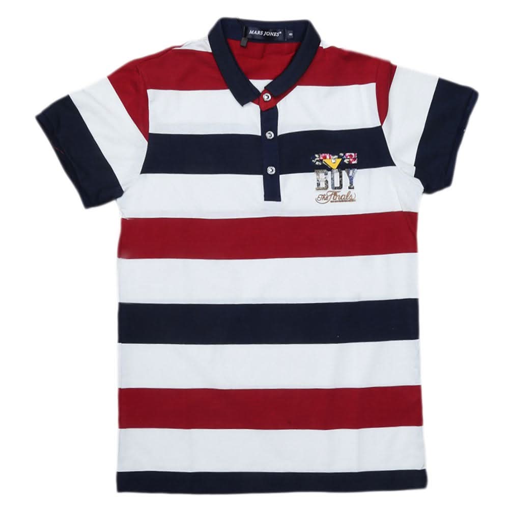 Boys Half Sleeves Polo T-Shirt - Red, Kids, Boys T-Shirts, Chase Value, Chase Value