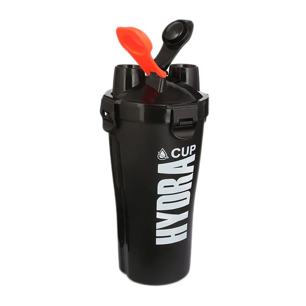 Travelling Water Bottle Two Partition - Black, Home & Lifestyle, Glassware & Drinkware, Chase Value, Chase Value
