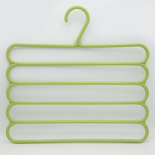 5 Layer Anti Slip Hangers 2 Piece Set - Green, Home & Lifestyle, Accessories, Chase Value, Chase Value