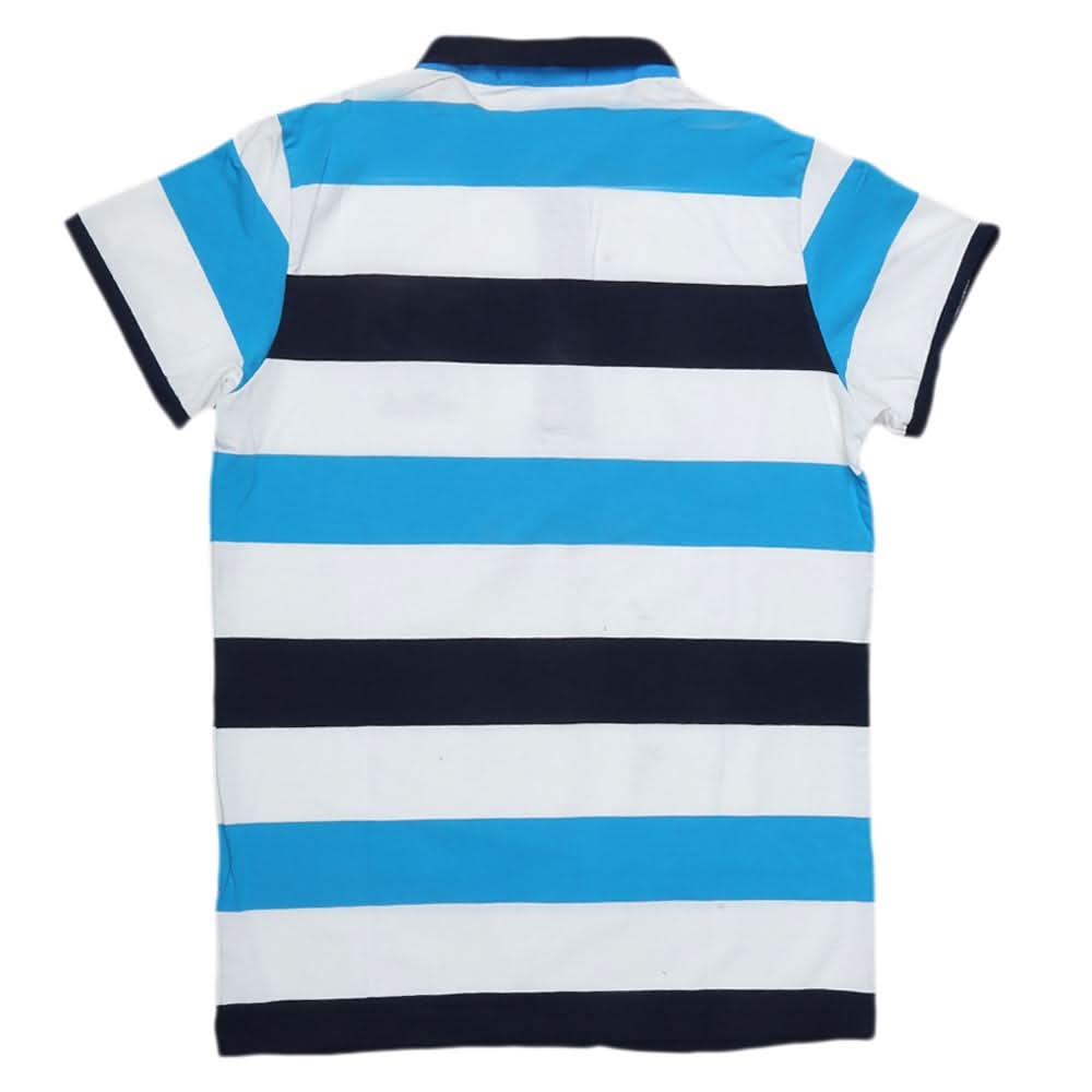 Boys Half Sleeves Polo T-Shirt - Blue, Kids, Boys T-Shirts, Chase Value, Chase Value