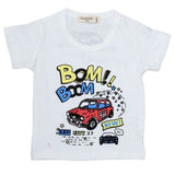 Newborn Boys T-Shirt - White, Kids, NB Boys Shirts And T-Shirts, Chase Value, Chase Value
