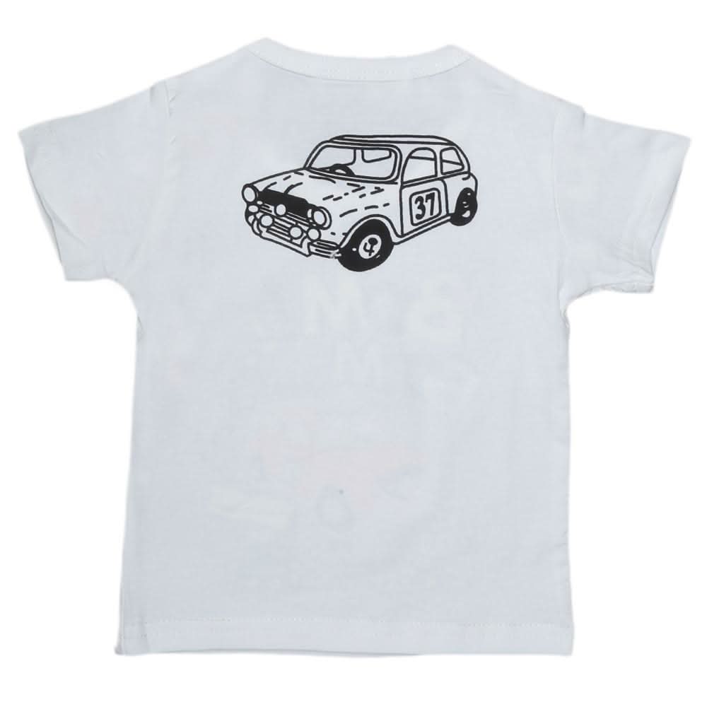 Newborn Boys T-Shirt - White, Kids, NB Boys Shirts And T-Shirts, Chase Value, Chase Value