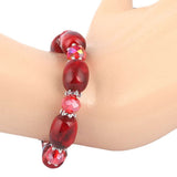 Women's Stone Bracelet - Red - test-store-for-chase-value