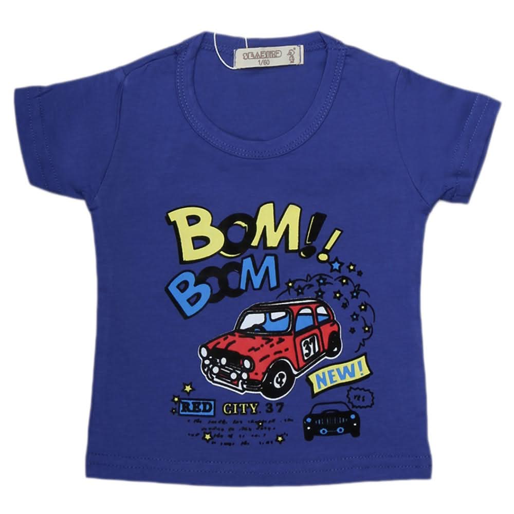 Newborn Boys T-Shirt - Blue, Kids, NB Boys Shirts And T-Shirts, Chase Value, Chase Value