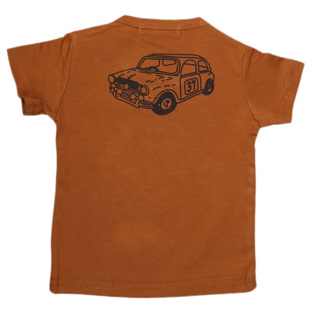 Newborn Boys T-Shirt - Brown, Kids, NB Boys Shirts And T-Shirts, Chase Value, Chase Value