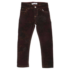 Girls Cotton Printed Pant - Maroon, Kids, Girls Pants And Capri, Chase Value, Chase Value