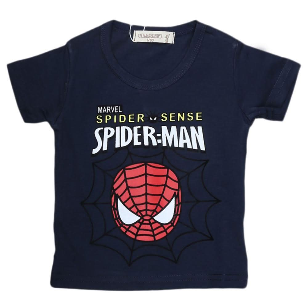 Newborn Boys T-Shirt - -Navy-Blue, Kids, NB Boys Shirts And T-Shirts, Chase Value, Chase Value