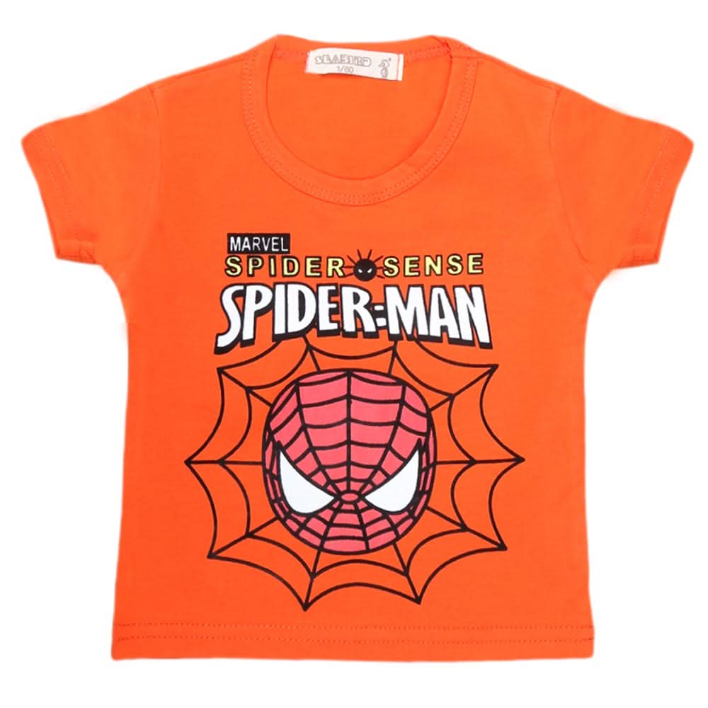 Newborn Boys T-Shirt - Orange, Kids, NB Boys Shirts And T-Shirts, Chase Value, Chase Value