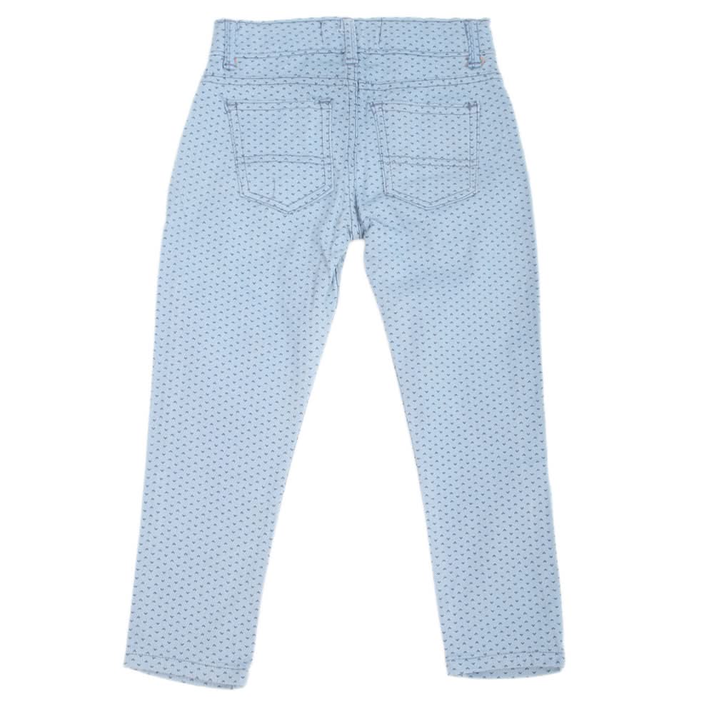 Girls Cotton Printed Pant - Blue, Kids, Girls Pants And Capri, Chase Value, Chase Value