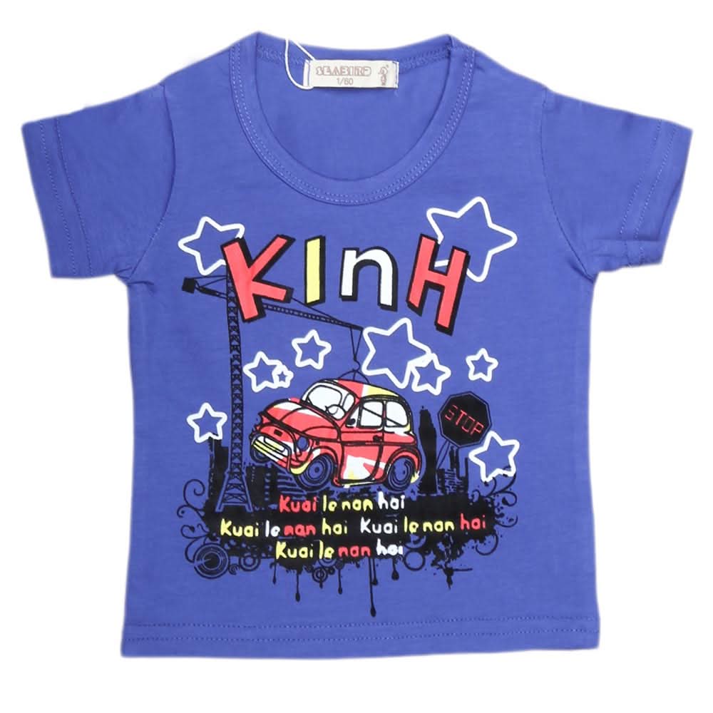 Newborn Boys T-Shirt - Blue, Kids, NB Boys Shirts And T-Shirts, Chase Value, Chase Value