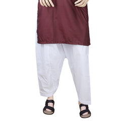 Men's Cotton Silk Shalwar - Off White, Men, Shalwars, Chase Value, Chase Value