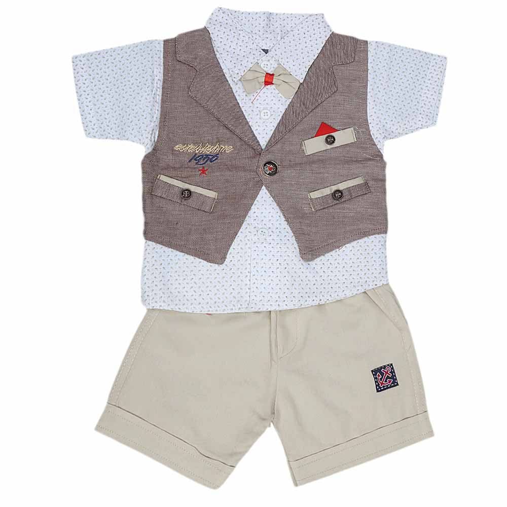 New Born Boys Suits - Brown, Kids, NB Boys Sets And Suits, Chase Value, Chase Value