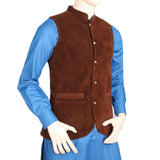Men's Velvet Waist Coat - Brown, Men, Waist Coats, Chase Value, Chase Value