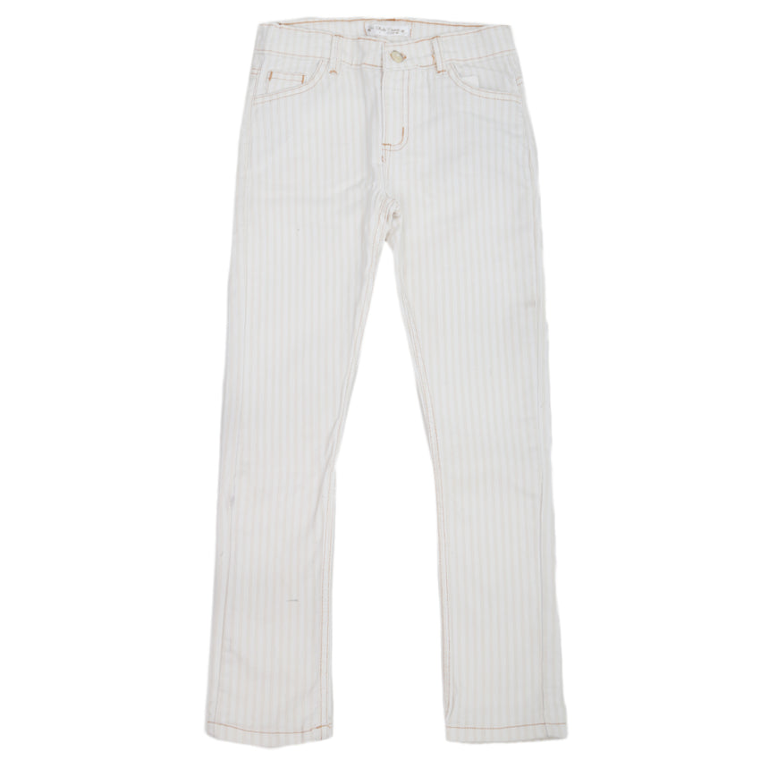 Girls Cotton Printed Pant - Off-White, Kids, Girls Pants And Capri, Chase Value, Chase Value