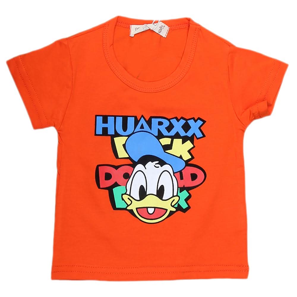 Newborn Boys T-Shirt - Orange, Kids, NB Boys Shirts And T-Shirts, Chase Value, Chase Value