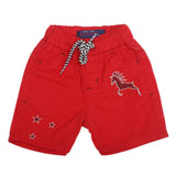 Girls Cotton Short - Red, Kids, Girls Shorts Skirts, Chase Value, Chase Value