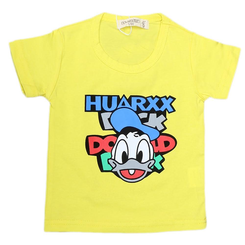 Newborn Boys T-Shirt - Yellow, Kids, NB Boys Shirts And T-Shirts, Chase Value, Chase Value