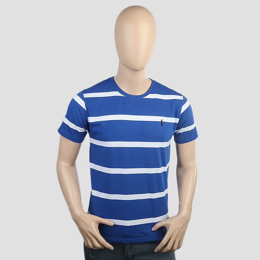 Men's Round Neck T-Shirt - Royal Blue, Men, T-Shirts And Polos, Chase Value, Chase Value