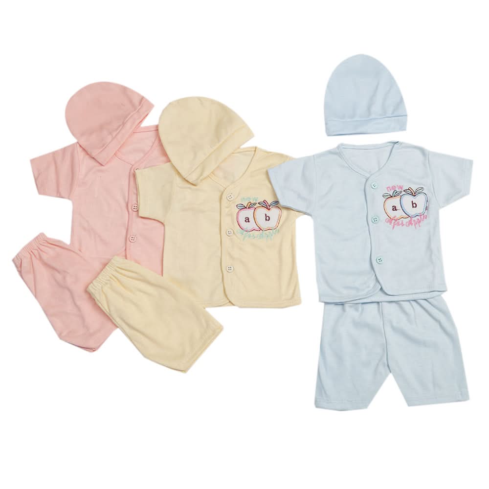Newborn Suit 3Pcs Set - Multi, Kids, Newborn Boys Sets And Suits, Chase Value, Chase Value