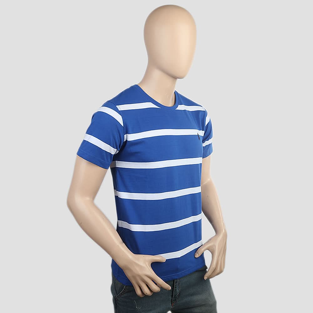 Men's Round Neck T-Shirt - Royal Blue, Men, T-Shirts And Polos, Chase Value, Chase Value