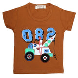 Newborn Boys T-Shirt - Brown, Kids, NB Boys Shirts And T-Shirts, Chase Value, Chase Value