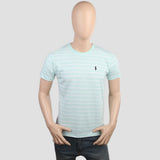 Men's Round Neck T-Shirt - Cyan, Men, T-Shirts And Polos, Chase Value, Chase Value