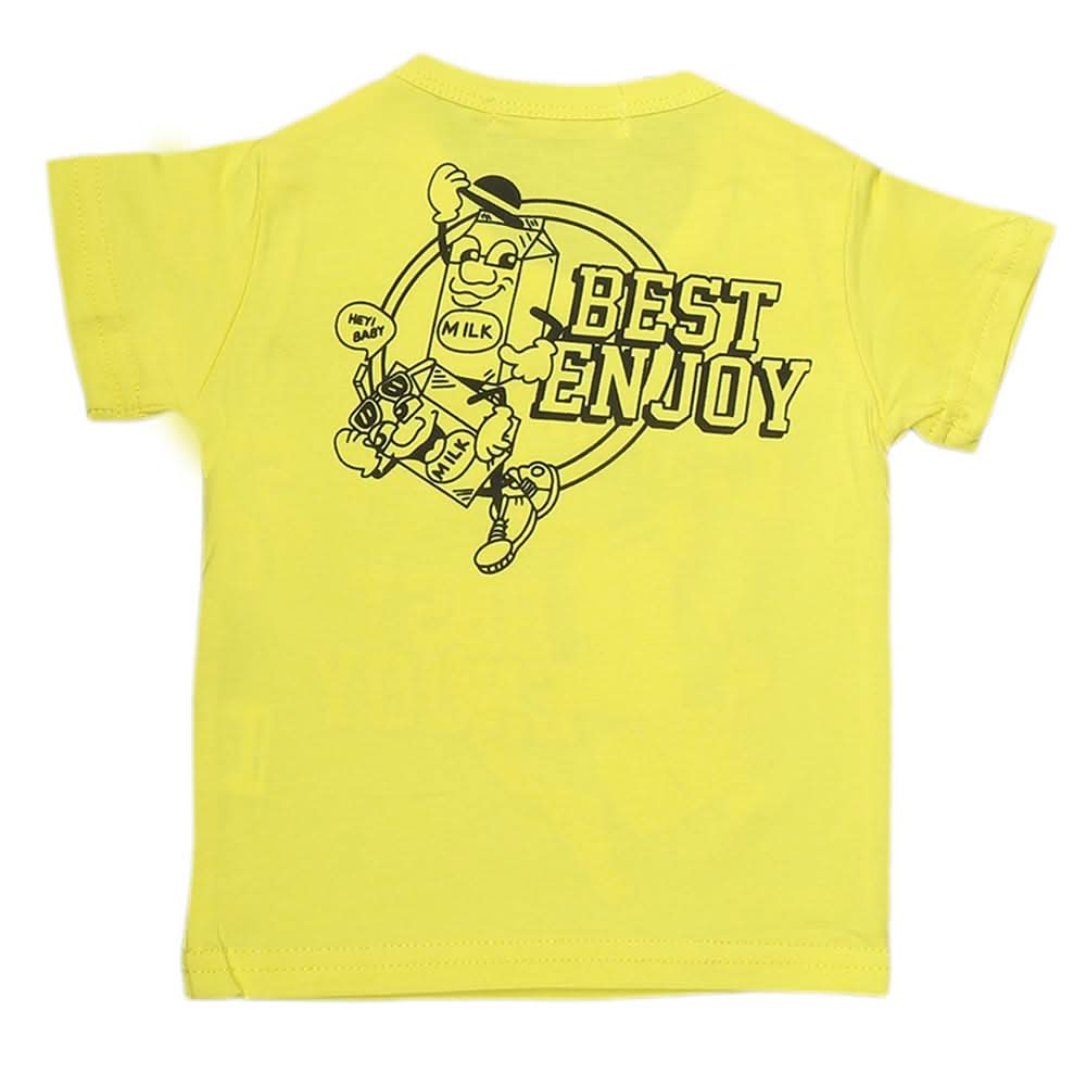 Newborn Boys T-Shirt - Yellow, Kids, NB Boys Shirts And T-Shirts, Chase Value, Chase Value