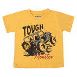 Boys Half sleeves Printed T-Shirt - Yellow, Boys T-Shirts, Chase Value, Chase Value