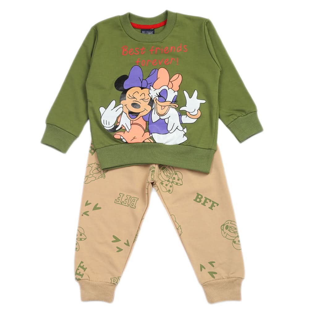 Girls Full Sleeves Suit - Light Green, Girls Suits, Chase Value, Chase Value