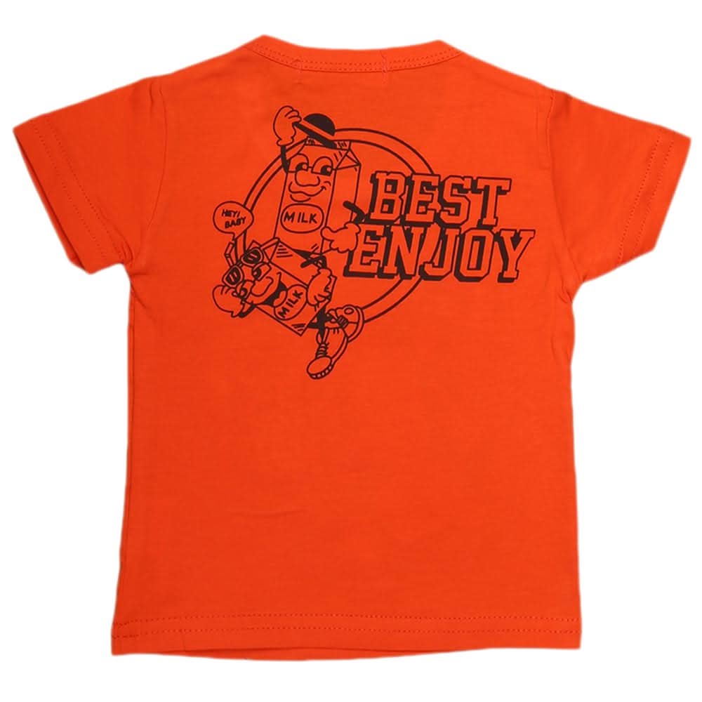 Newborn Boys T-Shirt -Orange, Kids, NB Boys Shirts And T-Shirts, Chase Value, Chase Value