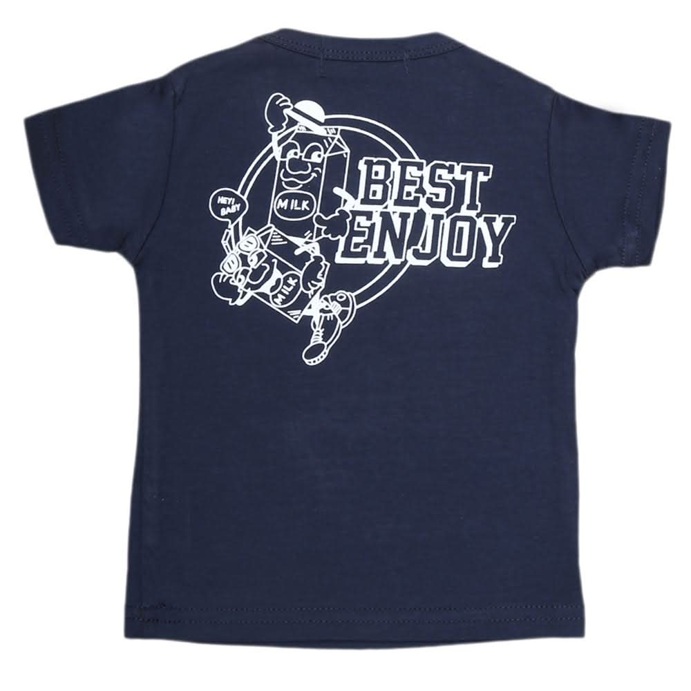 Newborn Boys T-Shirt -Navy- Blue, Kids, NB Boys Shirts And T-Shirts, Chase Value, Chase Value