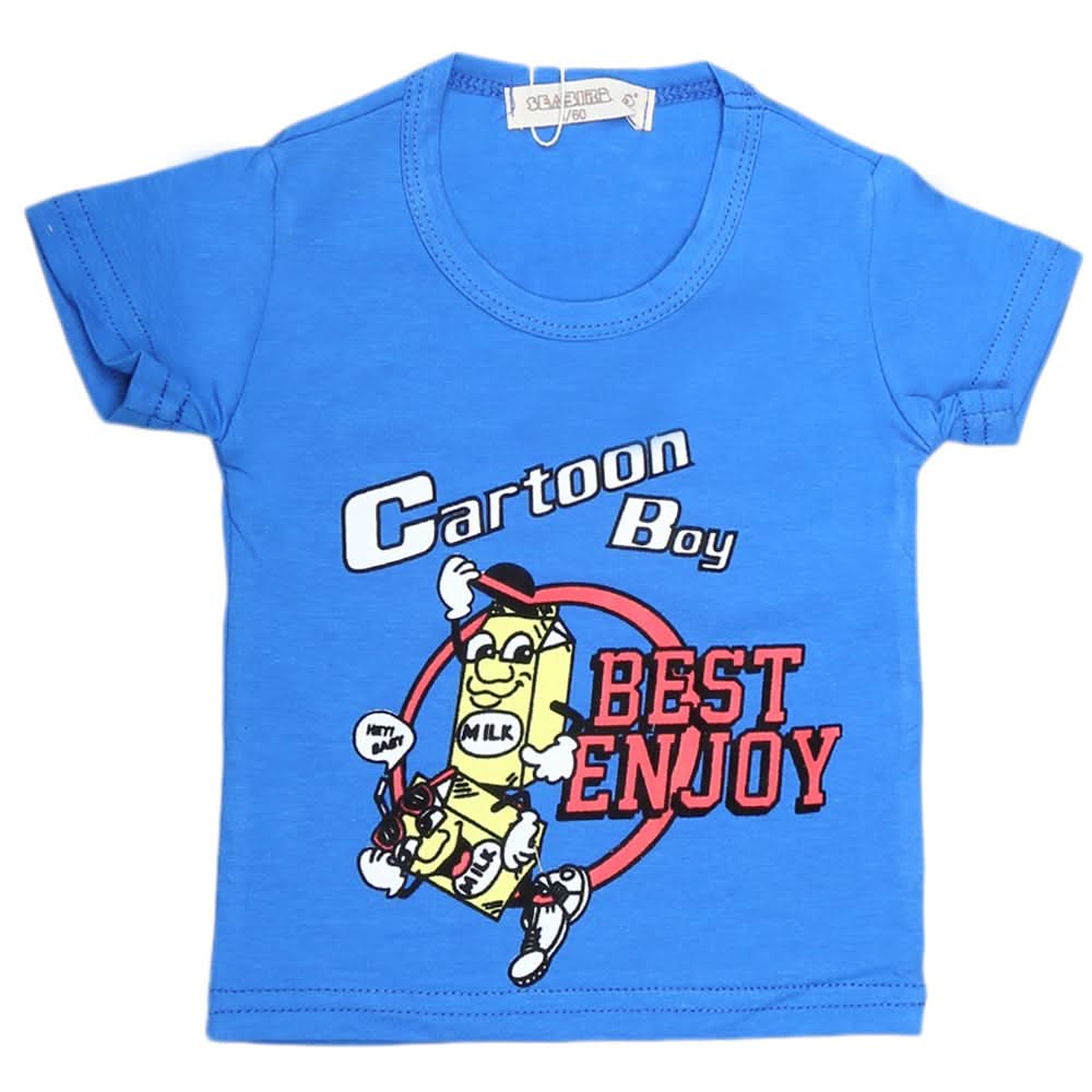 Newborn Boys T-Shirt - Blue, Kids, NB Boys Shirts And T-Shirts, Chase Value, Chase Value