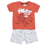 Newborn Boys Suits 2Pcs -Rust, Kids, NB Boys Sets And Suits, Chase Value, Chase Value