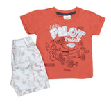 Newborn Boys Suits 2Pcs -Rust, Kids, NB Boys Sets And Suits, Chase Value, Chase Value