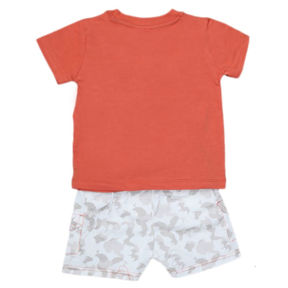 Newborn Boys Suits 2Pcs -Rust, Kids, NB Boys Sets And Suits, Chase Value, Chase Value
