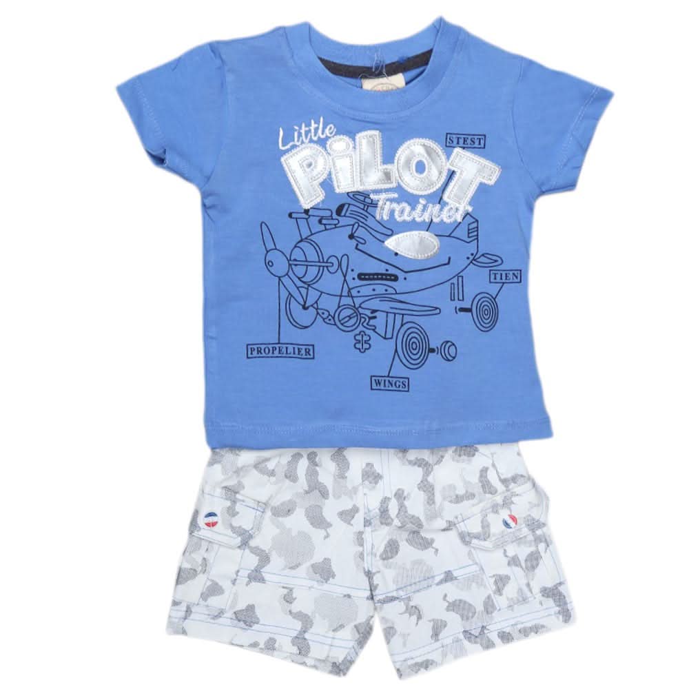 Newborn Boys Suits 2Pcs -Blue, Kids, NB Boys Sets And Suits, Chase Value, Chase Value