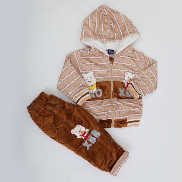 Boys Full Sleeves Suit - Brown, Kids, Boys Sets And Suits, Chase Value, Chase Value