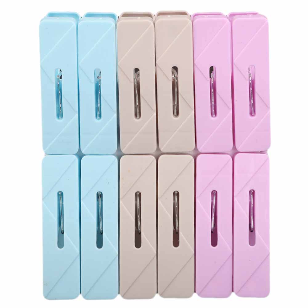 Cloth Clips 12 Pieces Set - Multi, Home & Lifestyle, Accessories, Chase Value, Chase Value