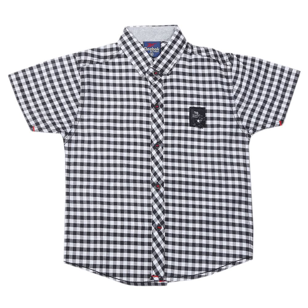 Boys Half Sleeves Casual Shirt - Black, Kids, Boys Shirts, Chase Value, Chase Value