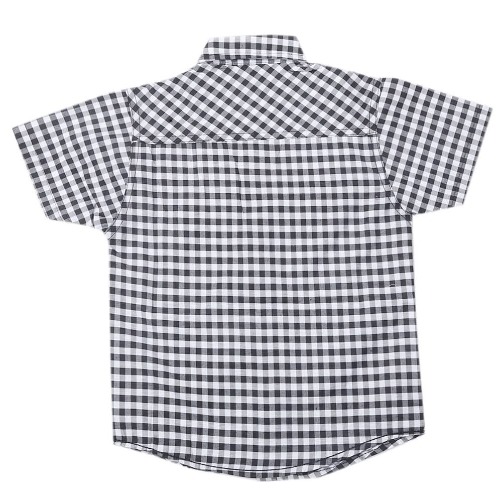 Boys Half Sleeves Casual Shirt - Black, Kids, Boys Shirts, Chase Value, Chase Value