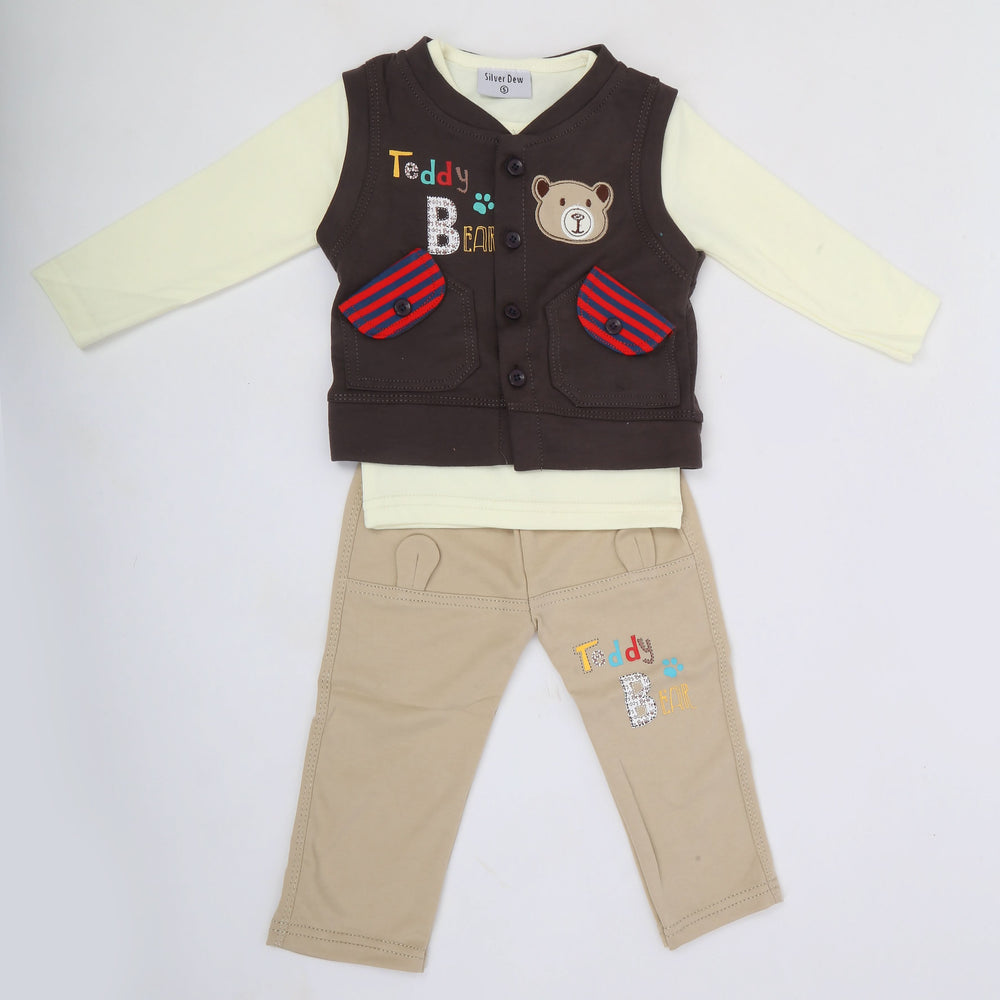 Boys Full Sleeves Suit - Grey, Kids, Boys Sets And Suits, Chase Value, Chase Value