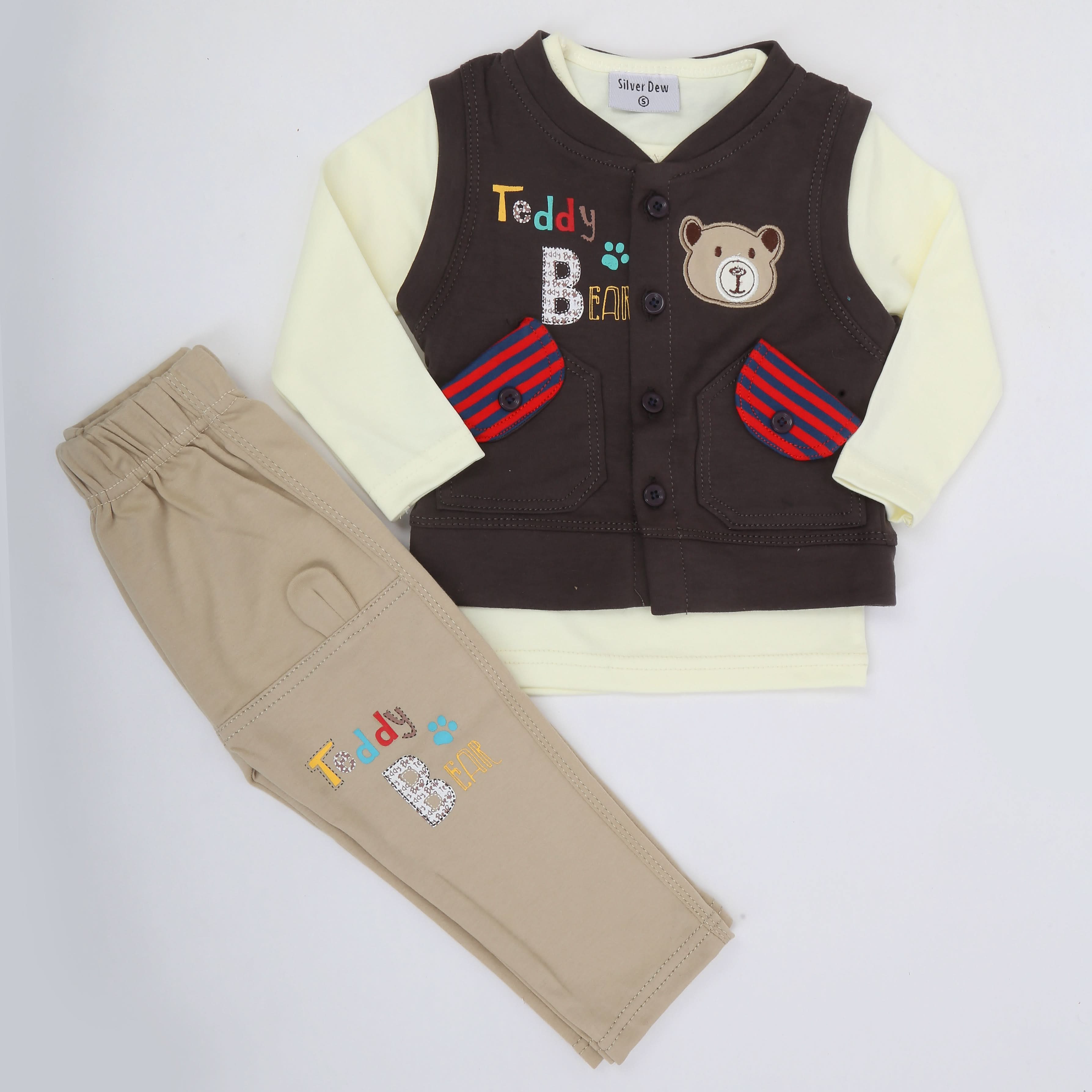 Boys Full Sleeves Suit - Grey, Kids, Boys Sets And Suits, Chase Value, Chase Value