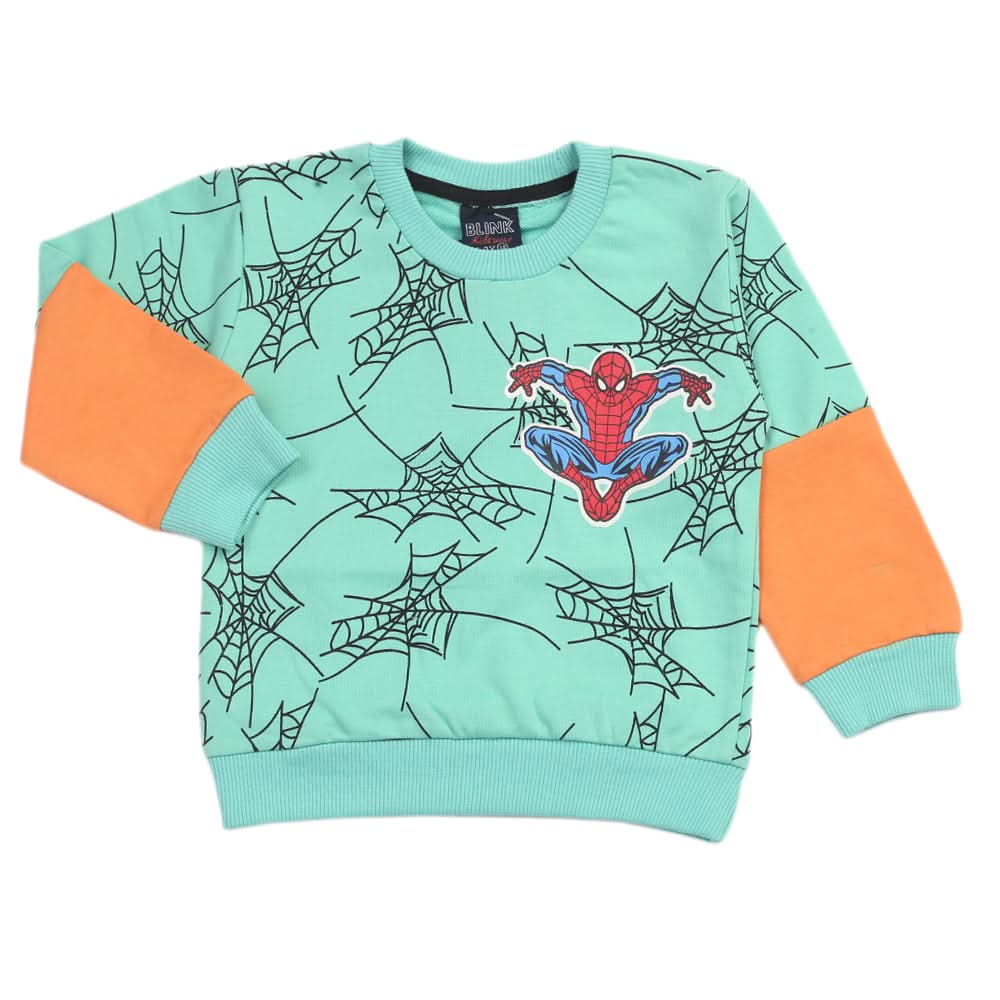 Boys Sweat Shirt - Cyan, Boys Hoodies & Sweat Shirts, Chase Value, Chase Value