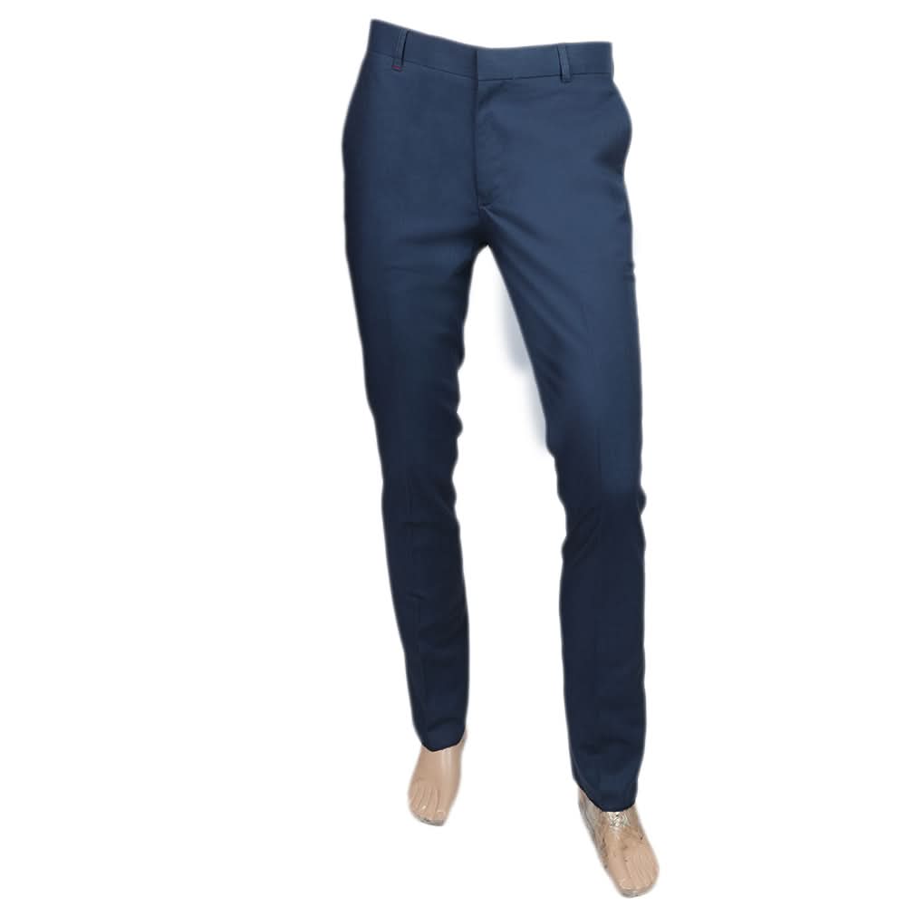 Men's Business Casual Dress Pants - Mid Blue, Men, Formal Pants, Chase Value, Chase Value