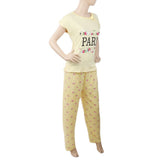 Women's 2 Piece Night Suit - Yellow, Women, Night Suit, Chase Value, Chase Value