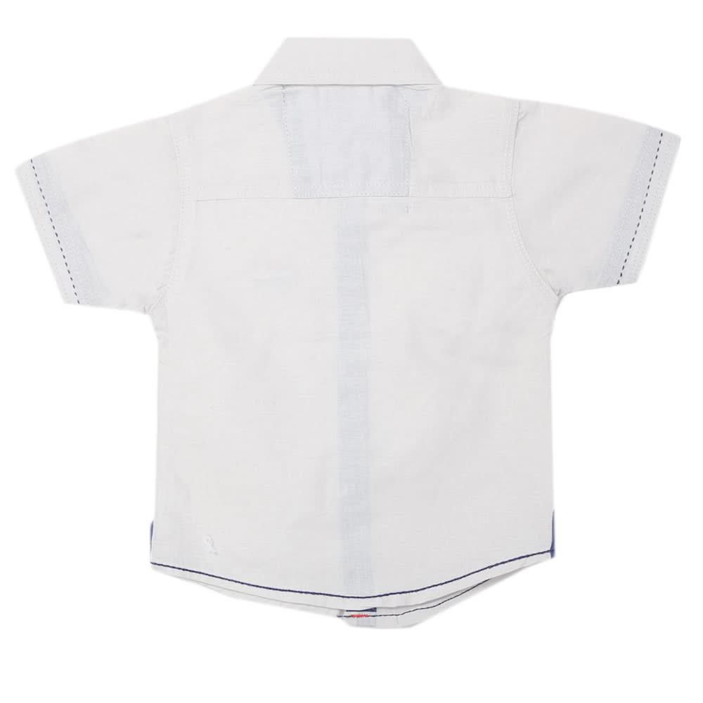 Boys Plain Casual Shirt - Off White, Kids, Boys Shirts, Chase Value, Chase Value