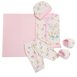 Newborn Suit 5pcs gift Sets - Light Pink, Kids, Newborn Boys Sets And Suits, Chase Value, Chase Value