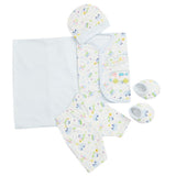 Newborn Suit 5pcs gift Sets - Light Blue, Kids, Newborn Boys Sets And Suits, Chase Value, Chase Value