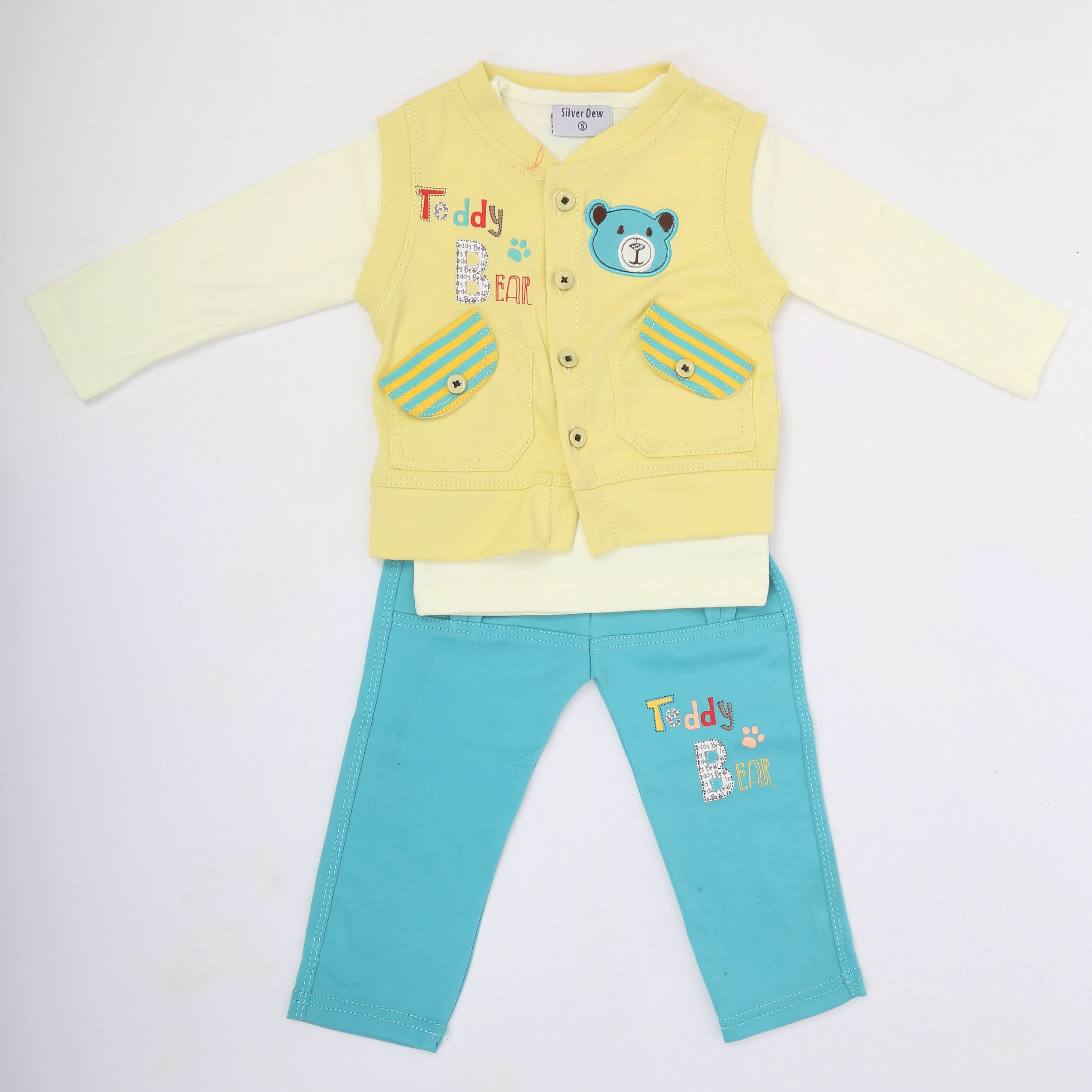 Boys Full Sleeves Suit - Yellow, Kids, Boys Sets And Suits, Chase Value, Chase Value